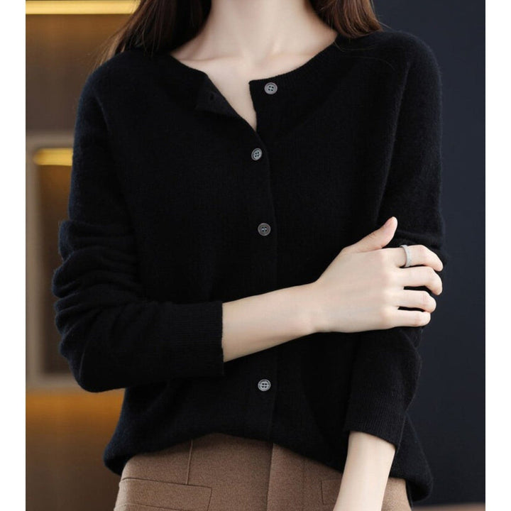 Miroslawa — Soft Merino Wool Blend Cardigan for Women with Button Front, Fashions Galleries