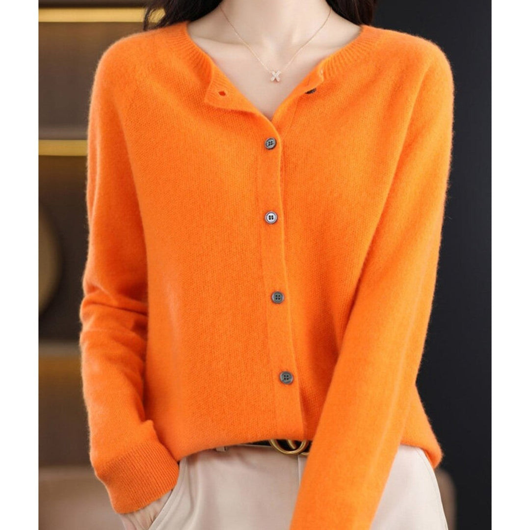 Miroslawa — Soft Merino Wool Blend Cardigan for Women with Button Front, Fashions Galleries