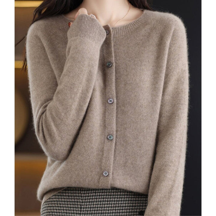Miroslawa — Soft Merino Wool Blend Cardigan for Women with Button Front, Fashions Galleries