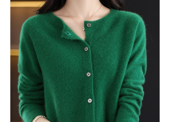 Miroslawa — Soft Merino Wool Blend Cardigan for Women with Button Front, Fashions Galleries