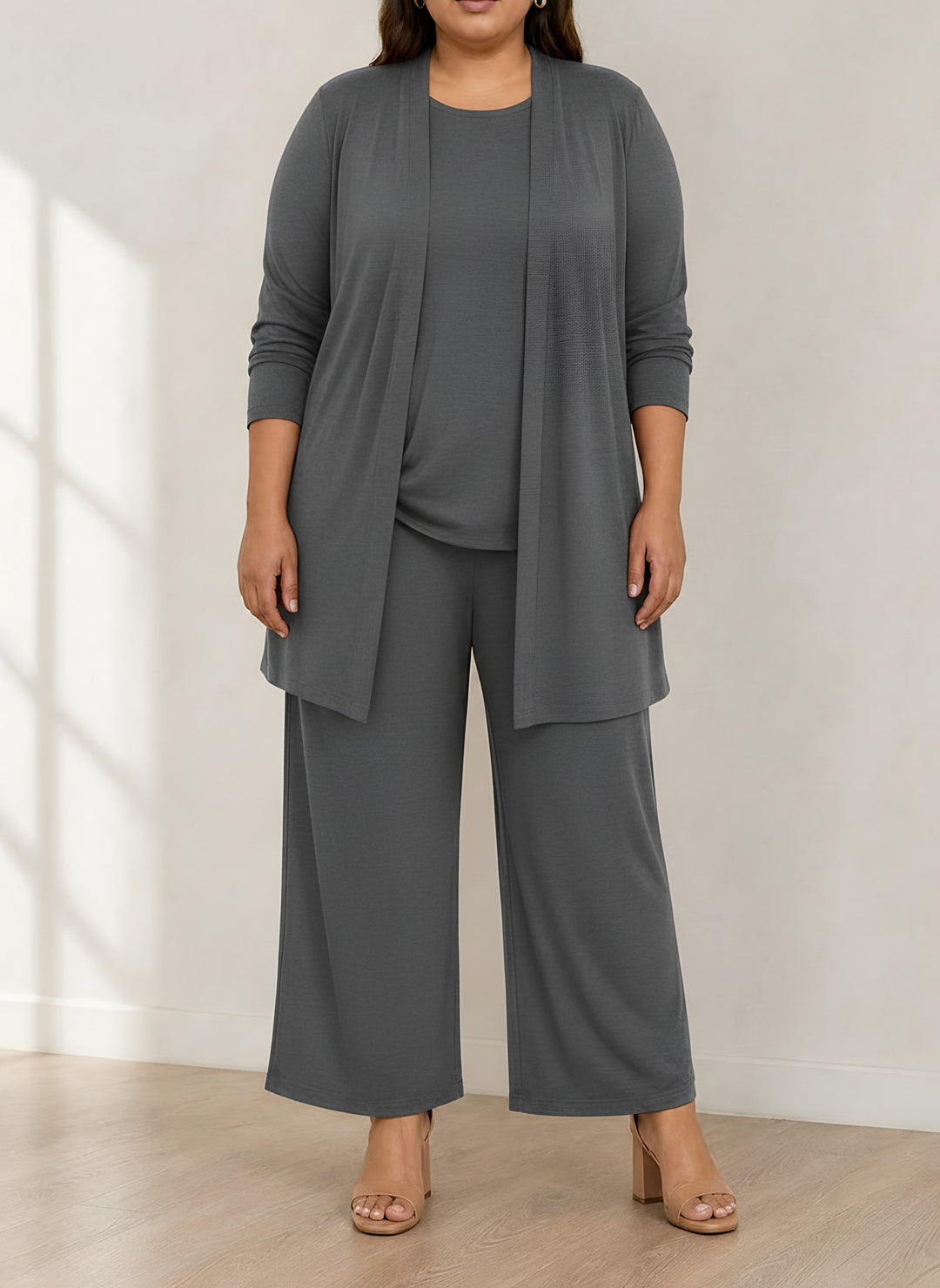 Alexis — Women's Matching Lounge Set in Three Pieces with Wide Legs (4), Fashions Galleries
