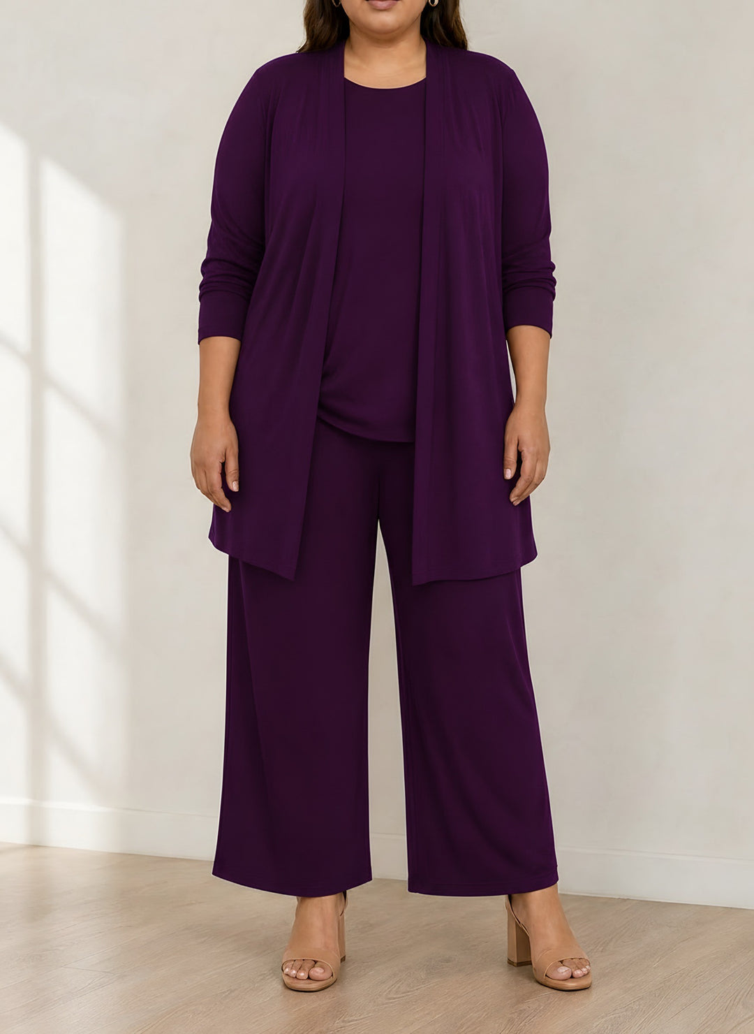 Alexis — Women's Matching Lounge Set in Three Pieces with Wide Legs (5), Fashions Galleries