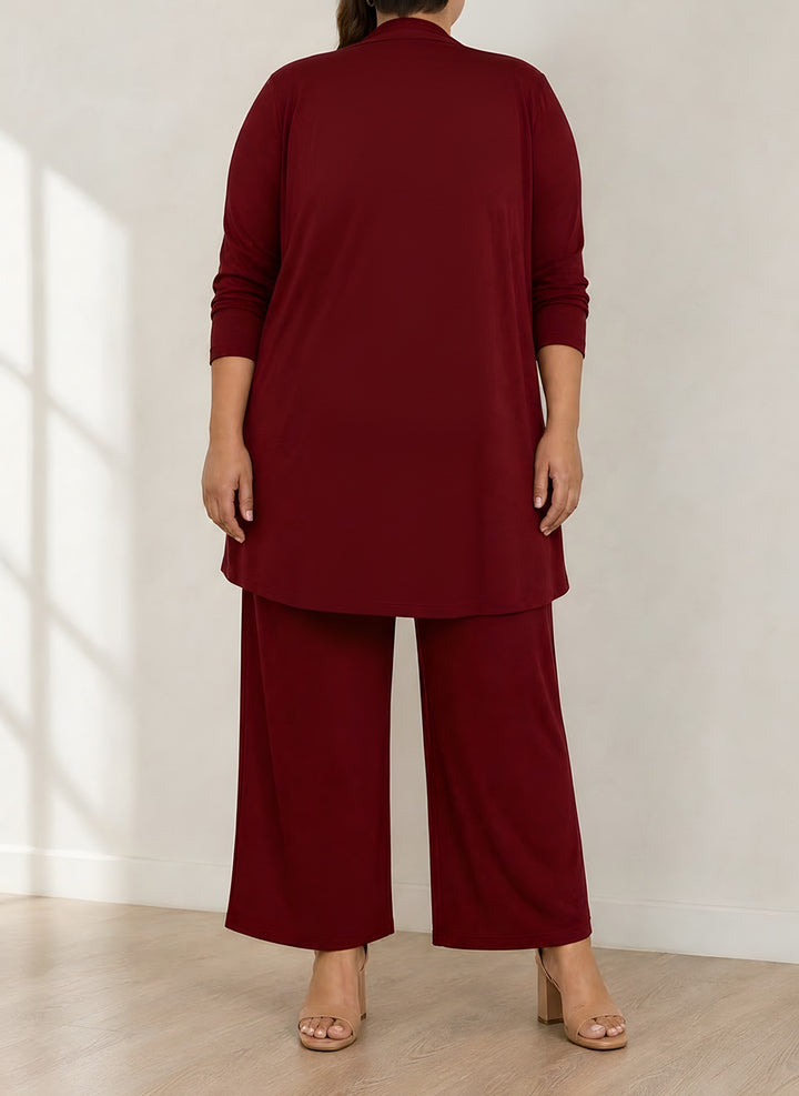 Alexis — Women's Matching Lounge Set in Three Pieces with Wide Legs (6), Fashions Galleries