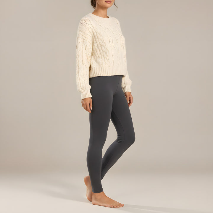 Jenna — Women's Fleece Lined Leggings with High Waist (3), Fashions Galleries