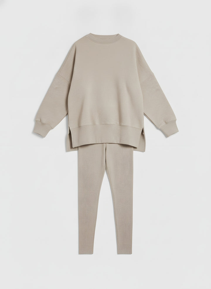 Maya — Women's Pajamas Set with Oversized Sweatshirt and Leggings (6), Fashions Galleries