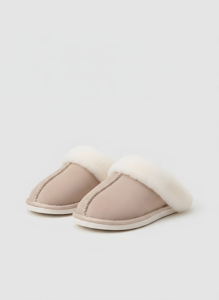 Nova — Women's Slippers with Fluffy Collar and Non Slip Sole (5), Fashions Galleries