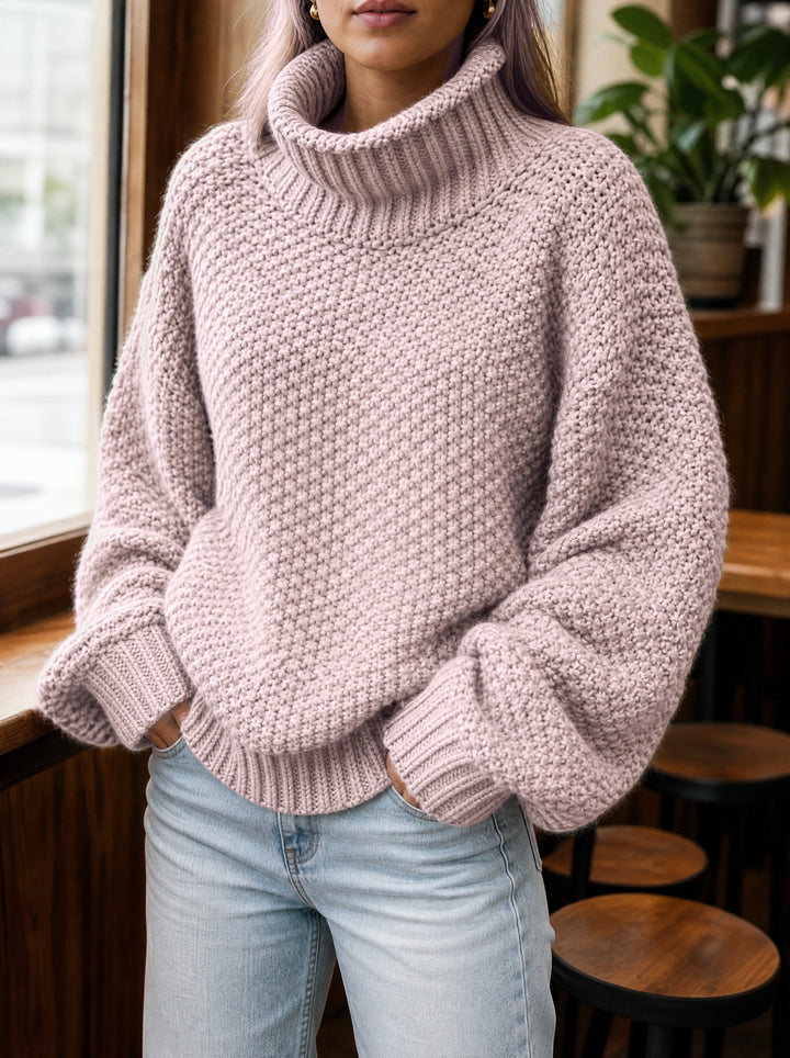 Piper — Women's Chunky Knit Turtleneck Sweater (2), Fashions Galleries